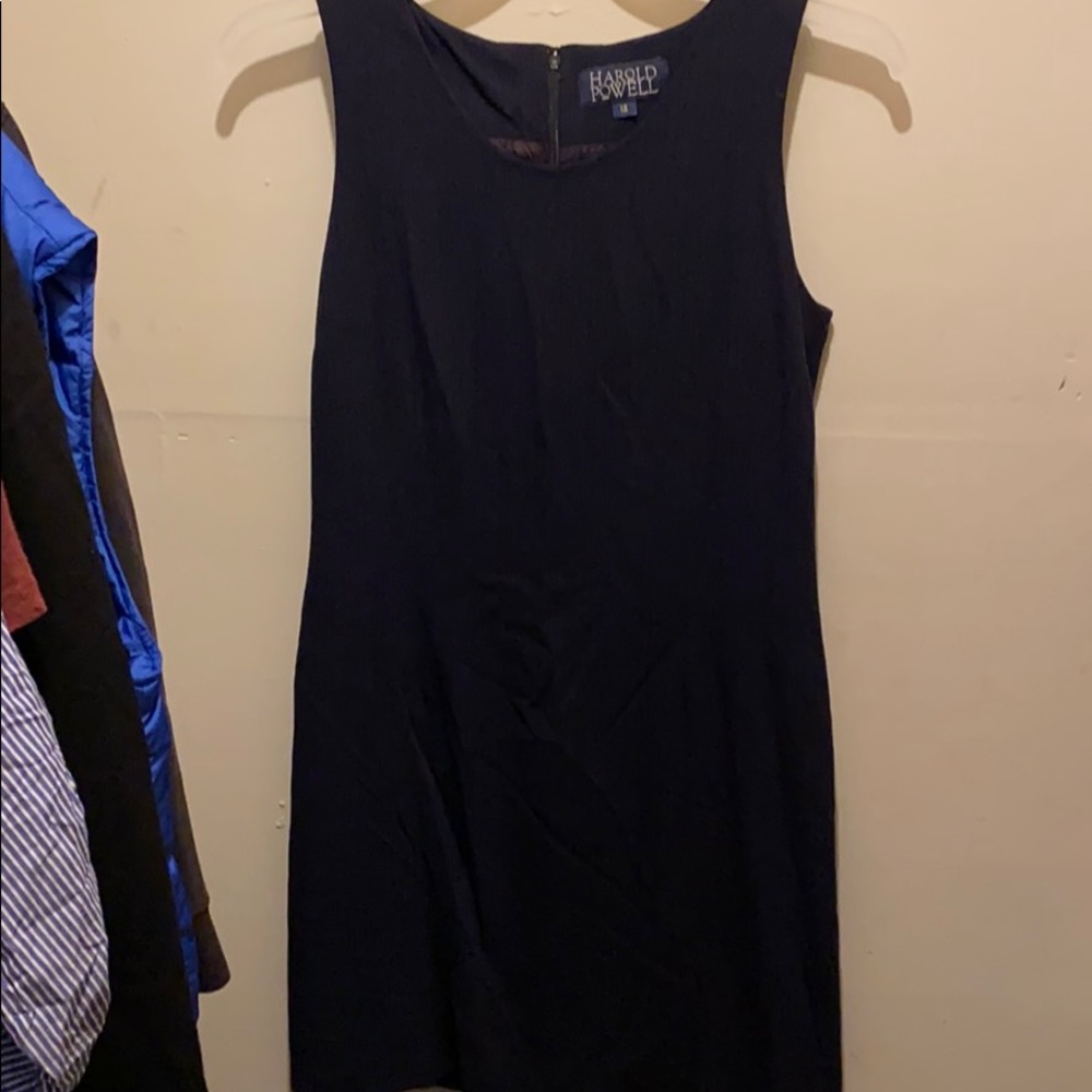 Harold Powell Navy Blue Mini Dress